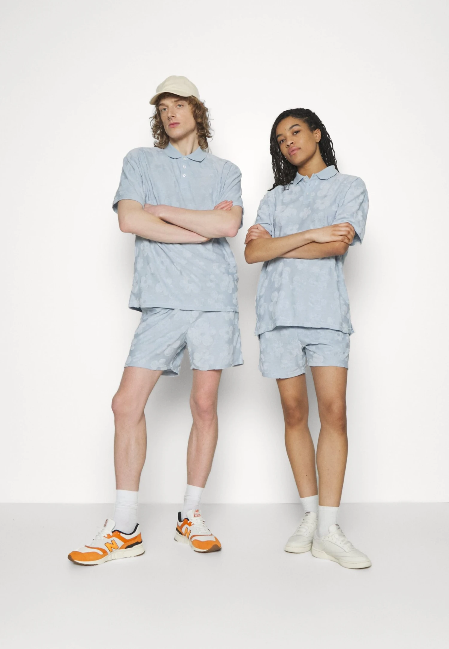 YOURTURN Unisex - Shorts - Blue - Imagen 2