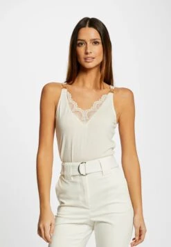 MORGAN Top - White Denim