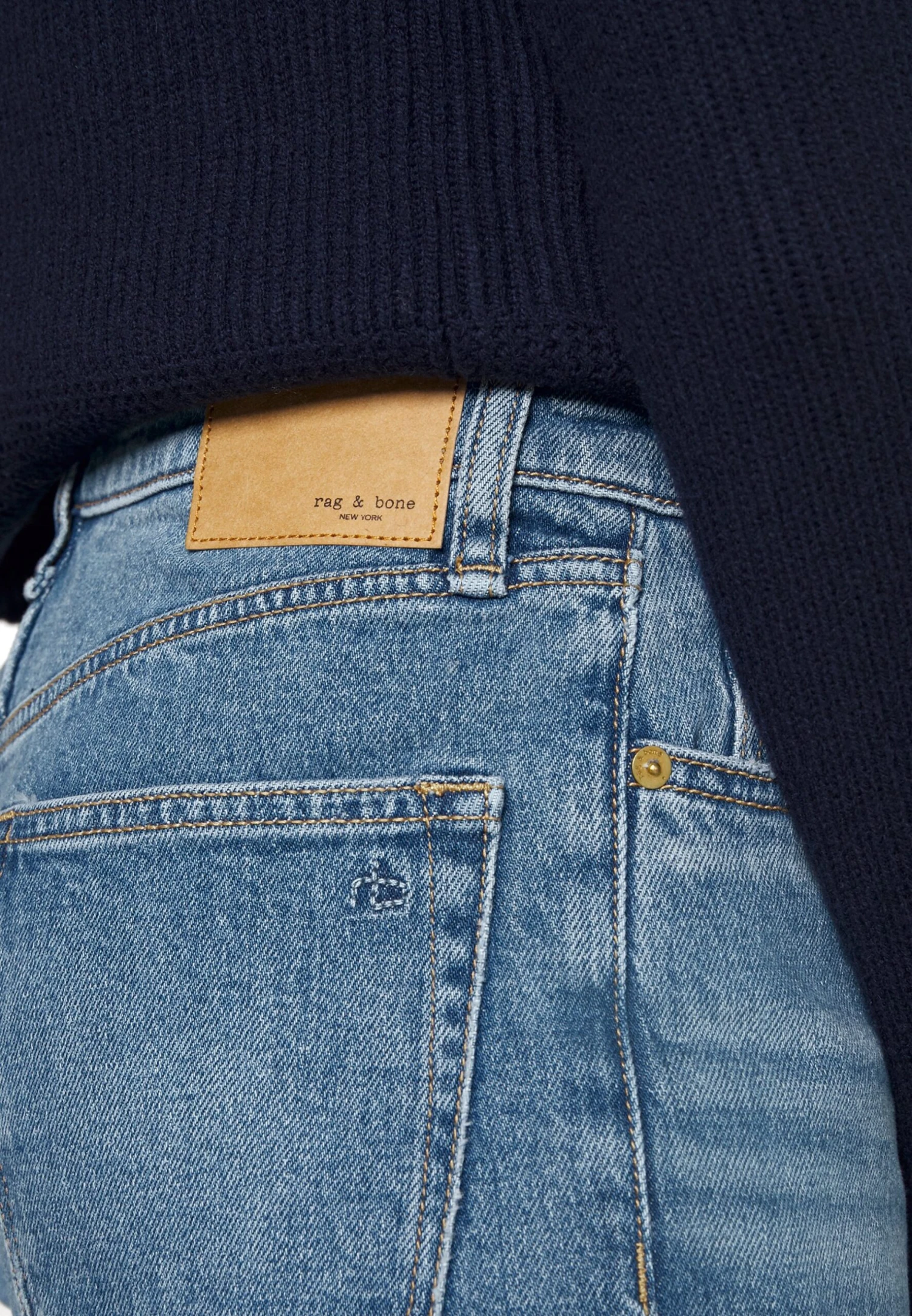 Rag & Bone Wren Slim - Vaqueros Slim Fit - Dark Blue - Imagen 5