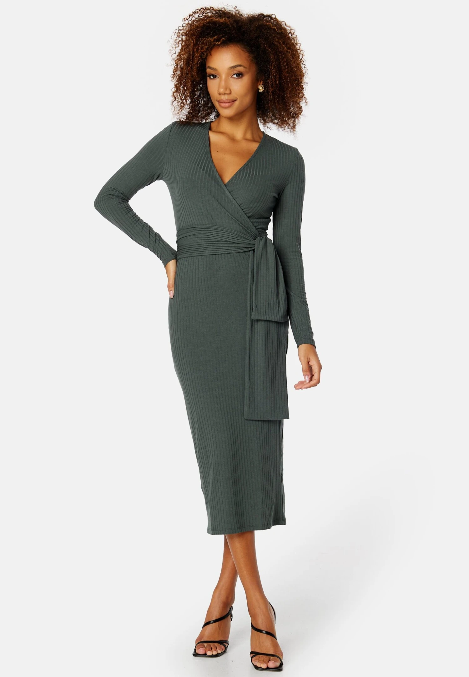 Ines- Vestido De Punto - Green