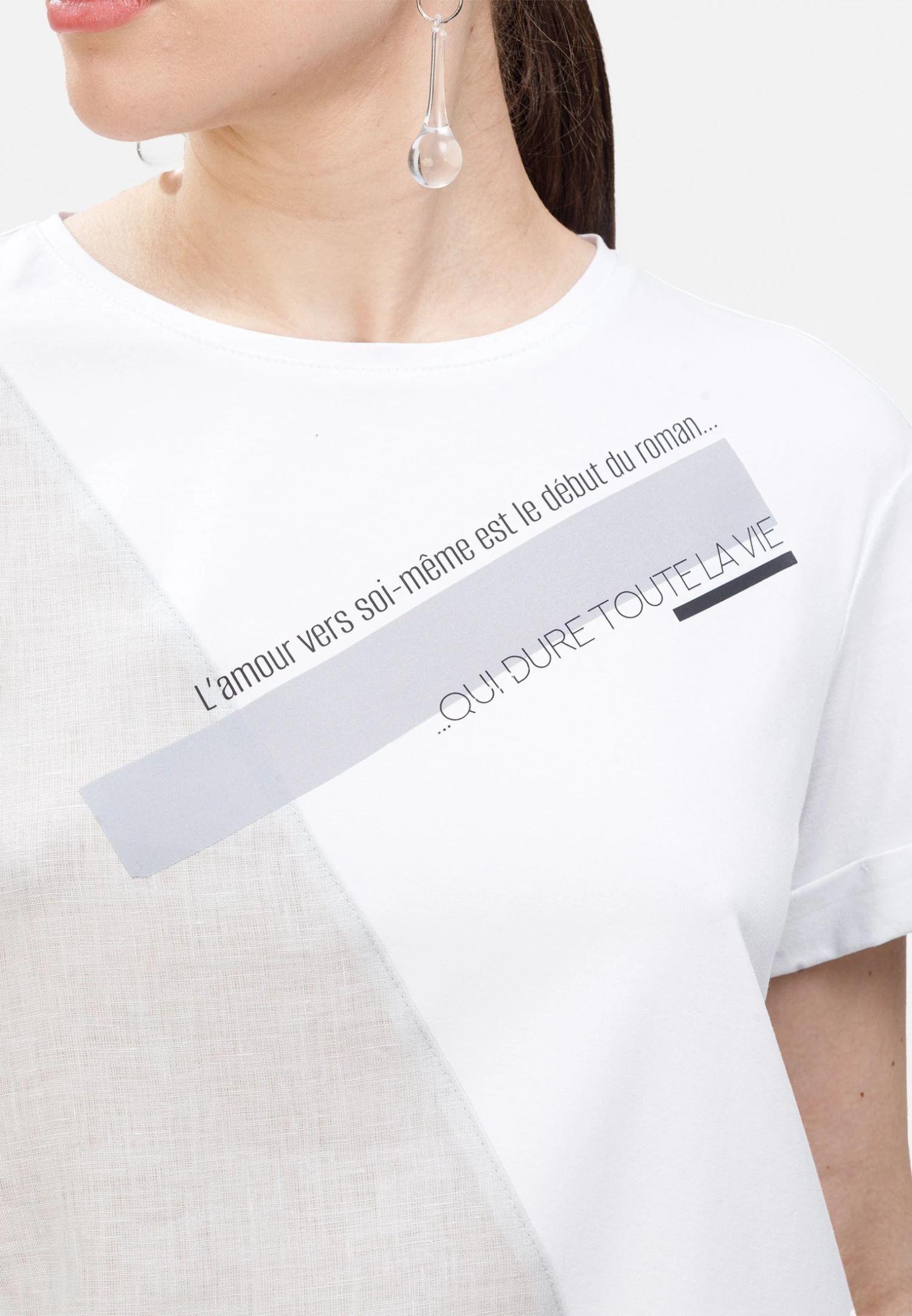 HELMIDGE Camiseta Estampada - Weiss - Imagen 5