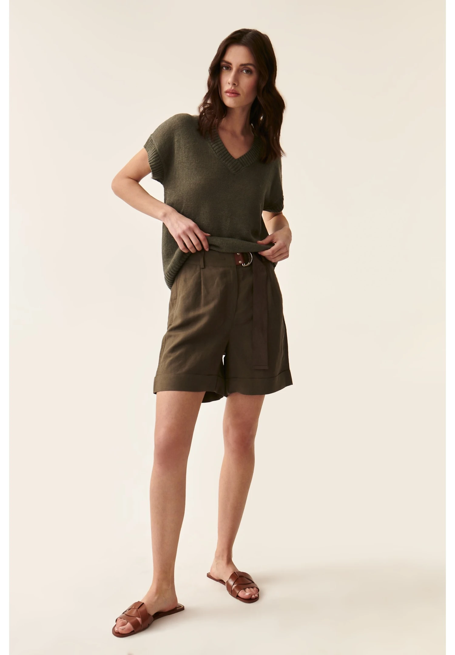 Kosoko - Shorts - Khaki - Imagen 2