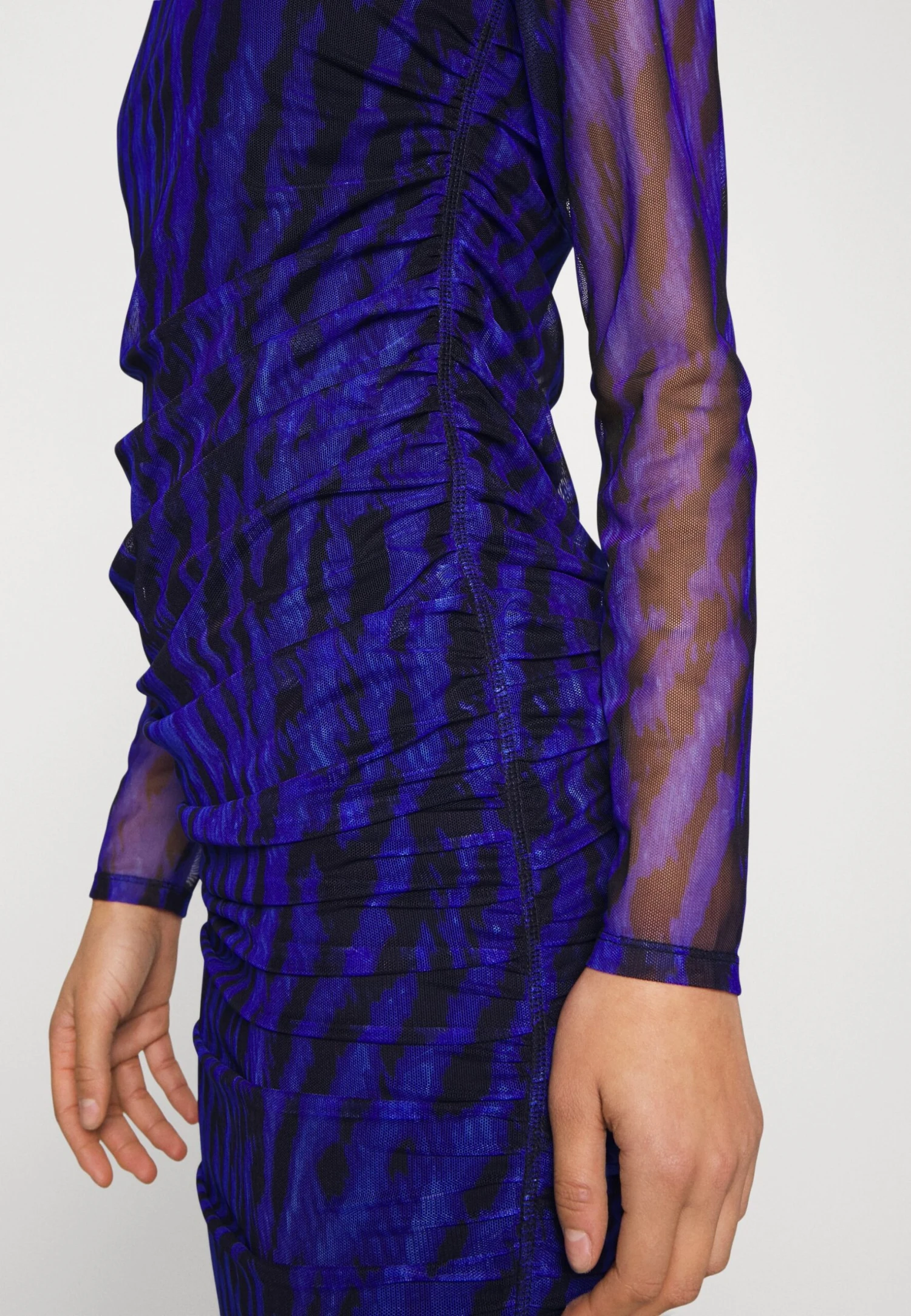 DKNY Crewneck Dress - Vestido De Cóctel - Deep Cobalt Multi - Imagen 6