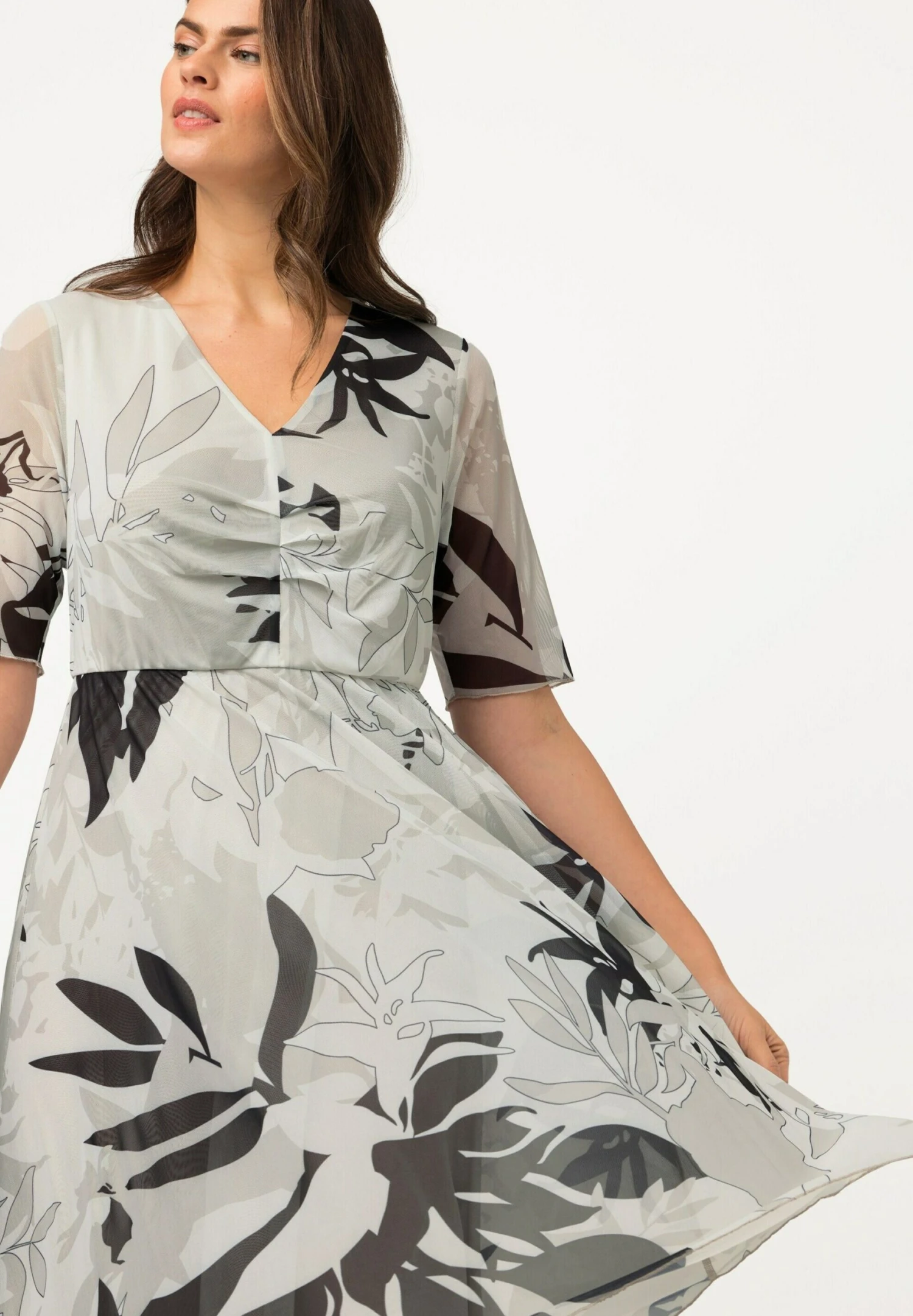 Ulla Popken Vestido Informal - Black - Imagen 4