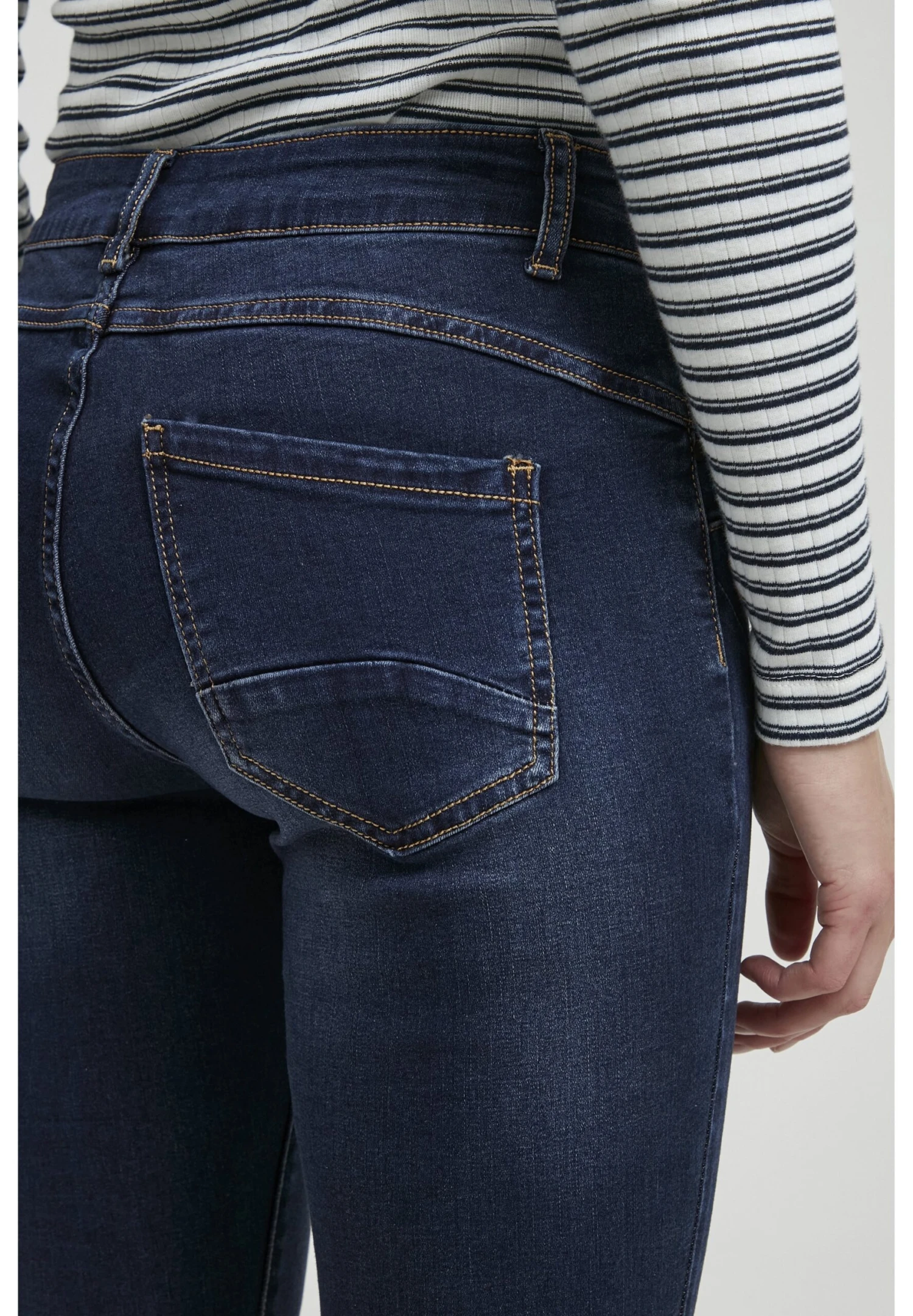 B.young Bxkaily Jeans No - Vaqueros Pitillo - Dark Blue - Imagen 5