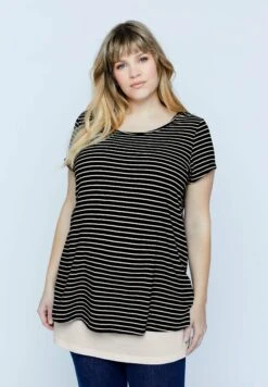 Ulla Popken Camiseta Estampada - Marine