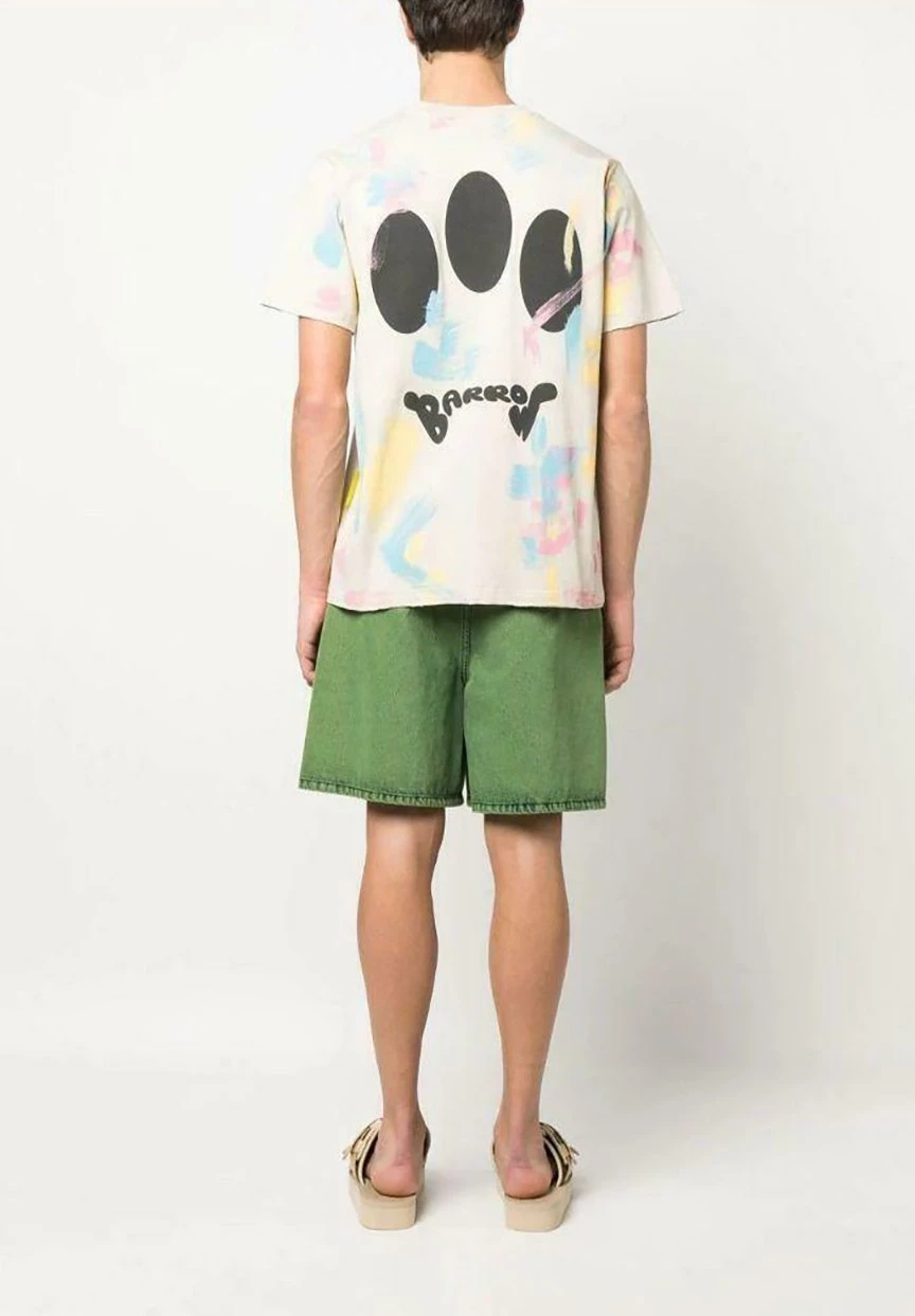 BARROW Unisex - Camiseta Estampada - Butter Multicolor - Imagen 3