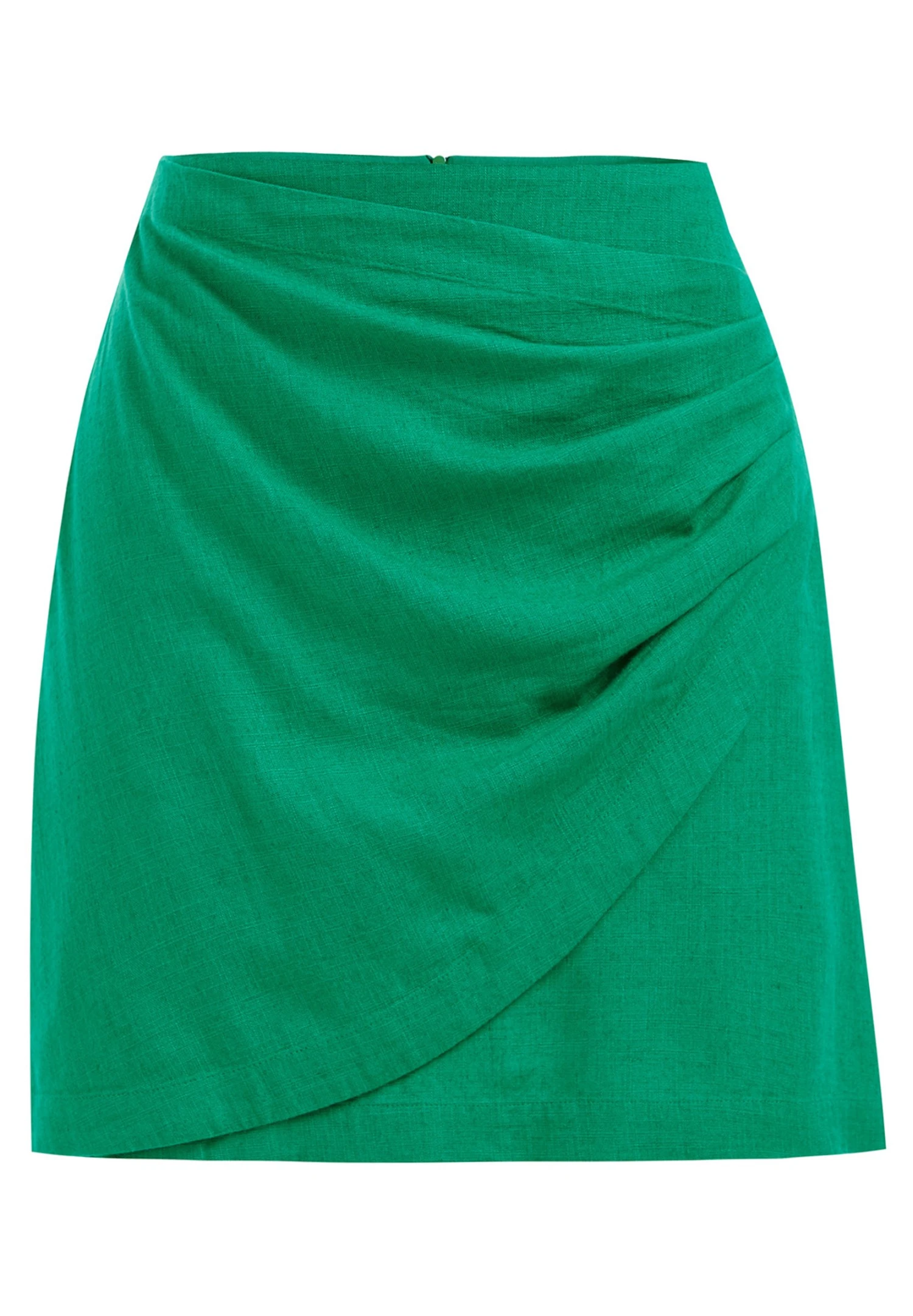 WE FASHION Met Detail - Falda Acampanada - Green - Imagen 5