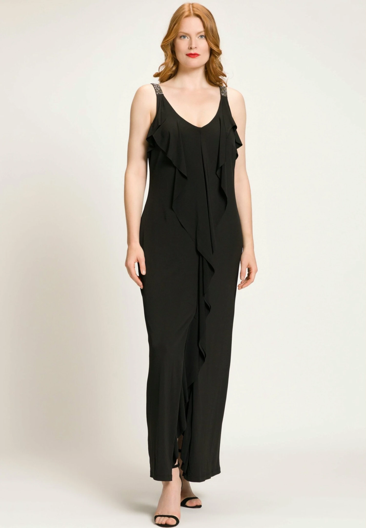 Ulla Popken Vestido De Fiesta - Zwart - Imagen 2