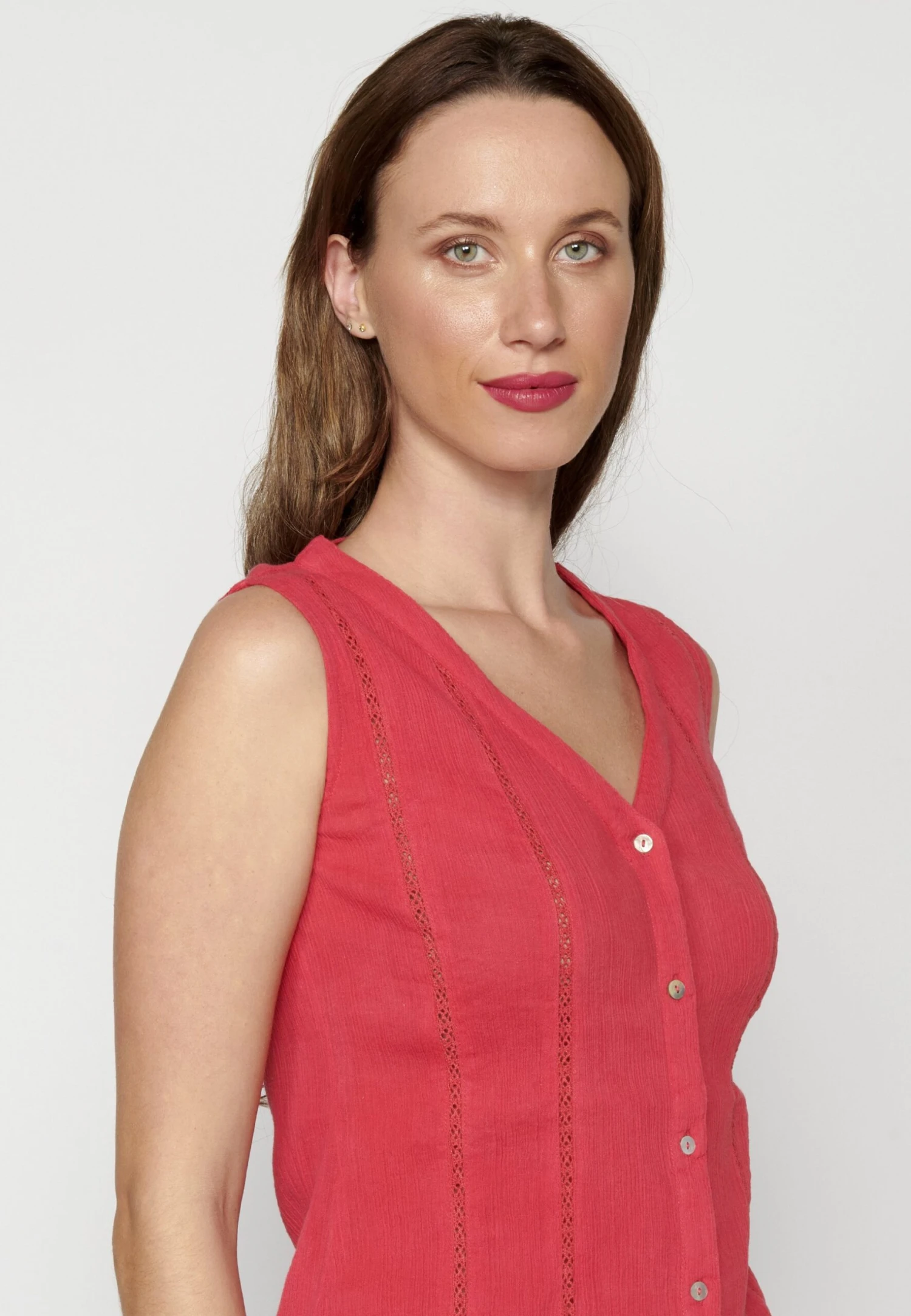 Koroshi Strap- Blusa - Fucsia Fuchsia - Imagen 4