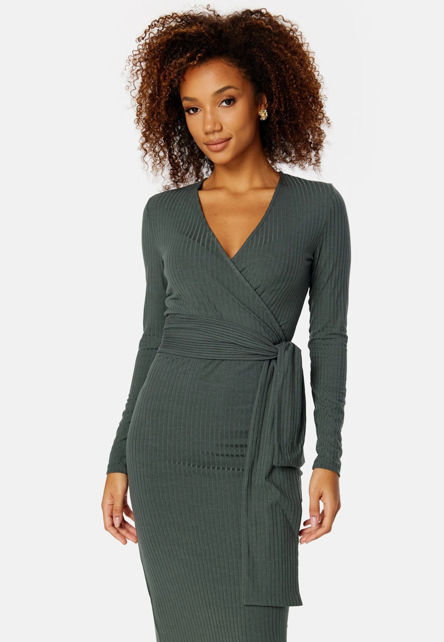 Ines- Vestido De Punto - Green - Imagen 4