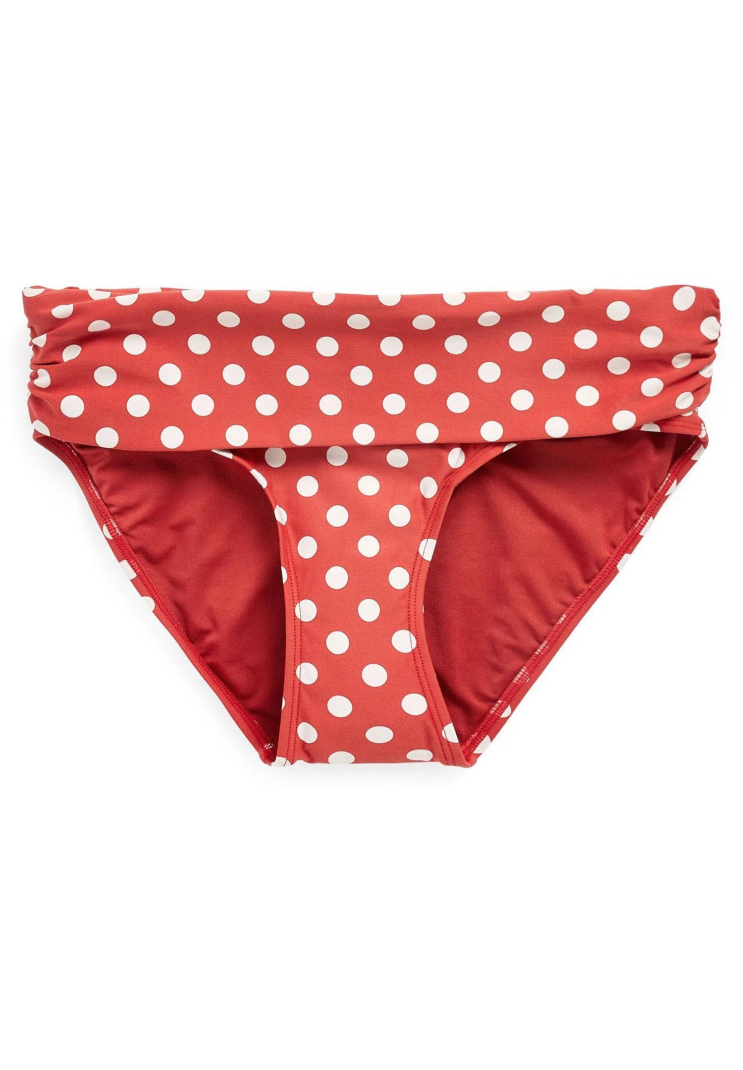 Next Tummy Control Roll Top - Braguita De Bikini - Terracotta Spot - Imagen 5