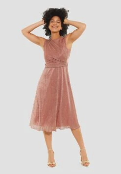 SWING Aus Mit Fäden - Vestido Ligero - Dark Orange