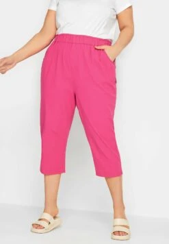 Cropped- Shorts - Pink