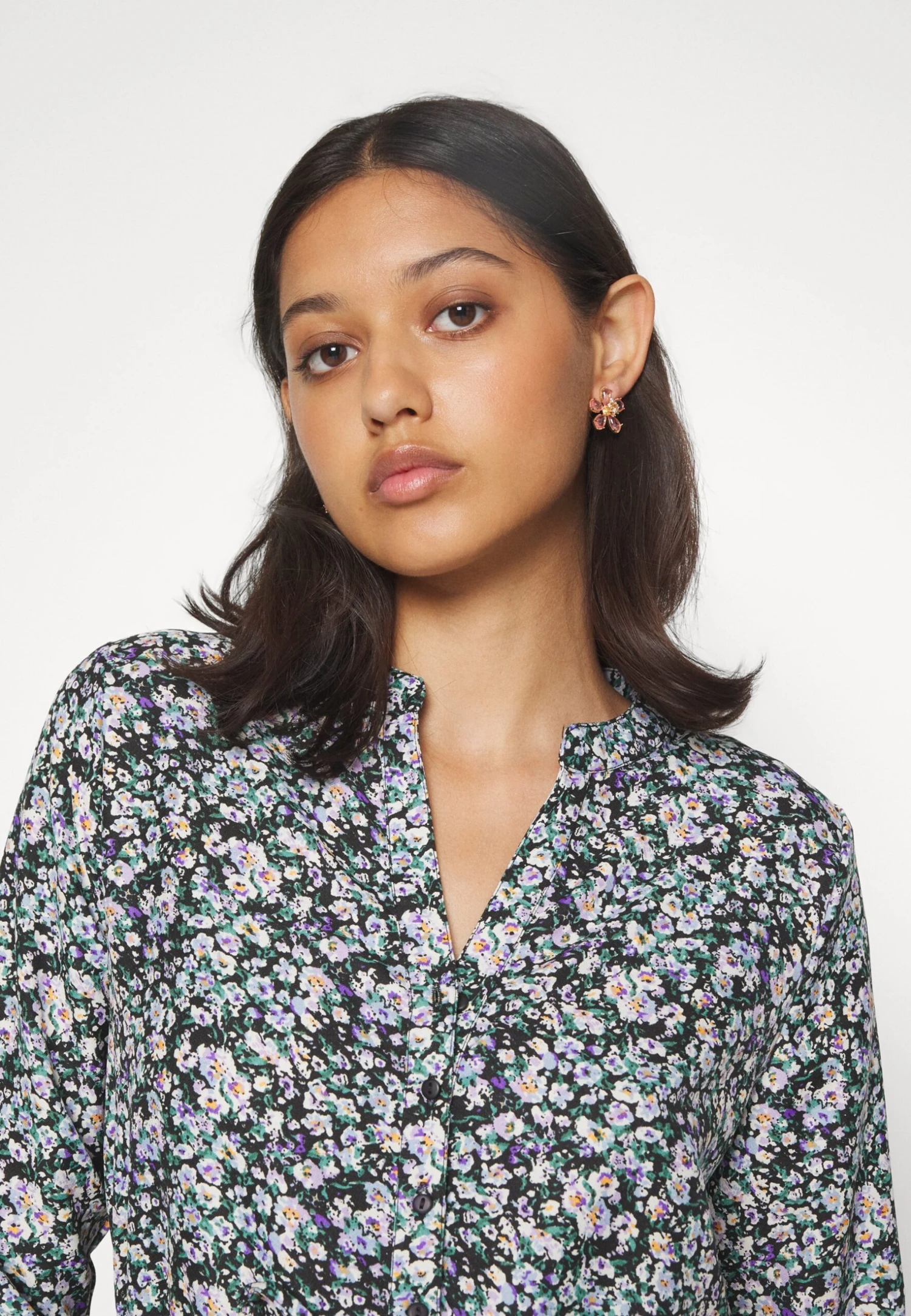 ONLY Vestido Informal - Black/Aura - Imagen 7