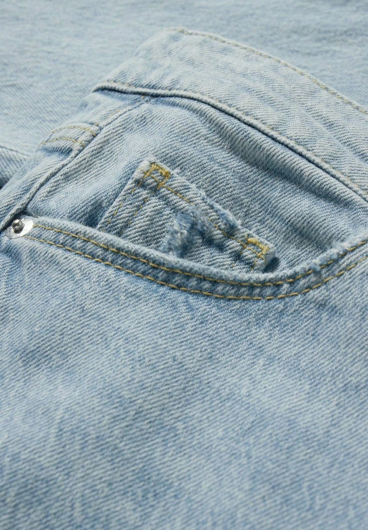 Vaqueros Rectos - Denim Light Blue - Imagen 3