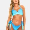 Club Tropicana Tie Side Full Bum - Braguita De Bikini - Blue Lagoon