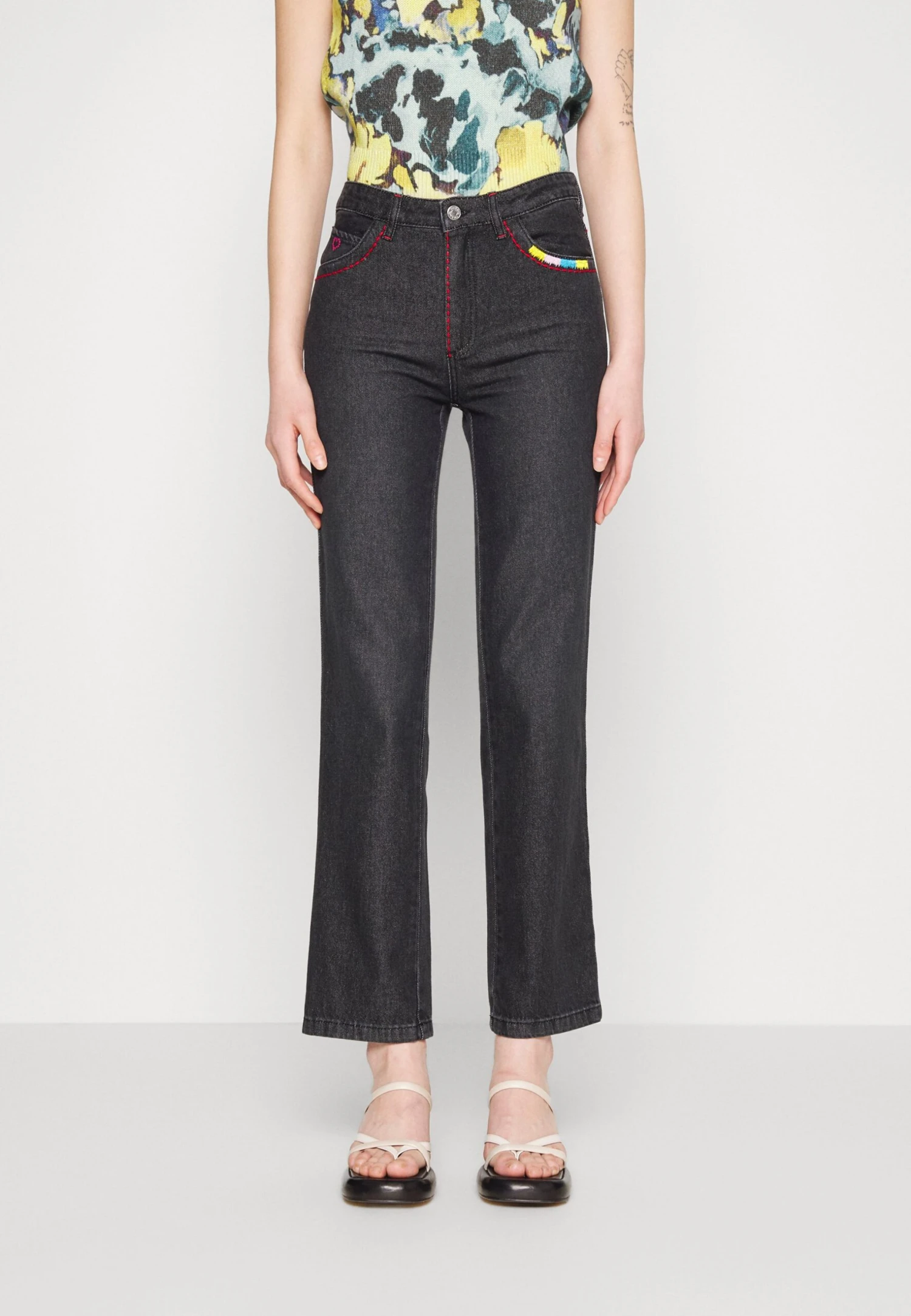 MAX & Co. Tamadeni - Vaqueros Rectos - Black