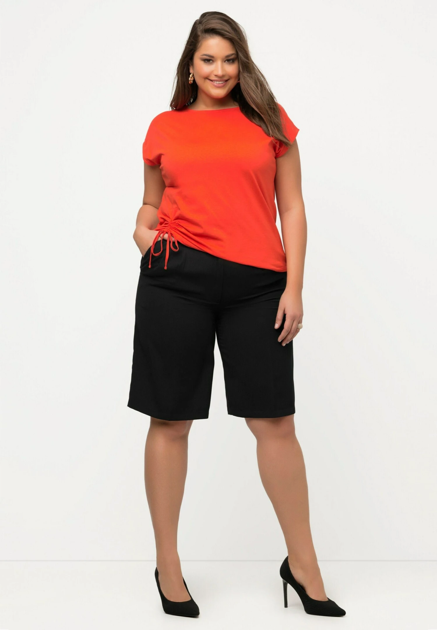 Ulla Popken Shorts - Noir - Imagen 5