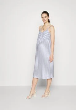 Mamalicious Midi Dress- Vestido Ligero - Kentucky Blue