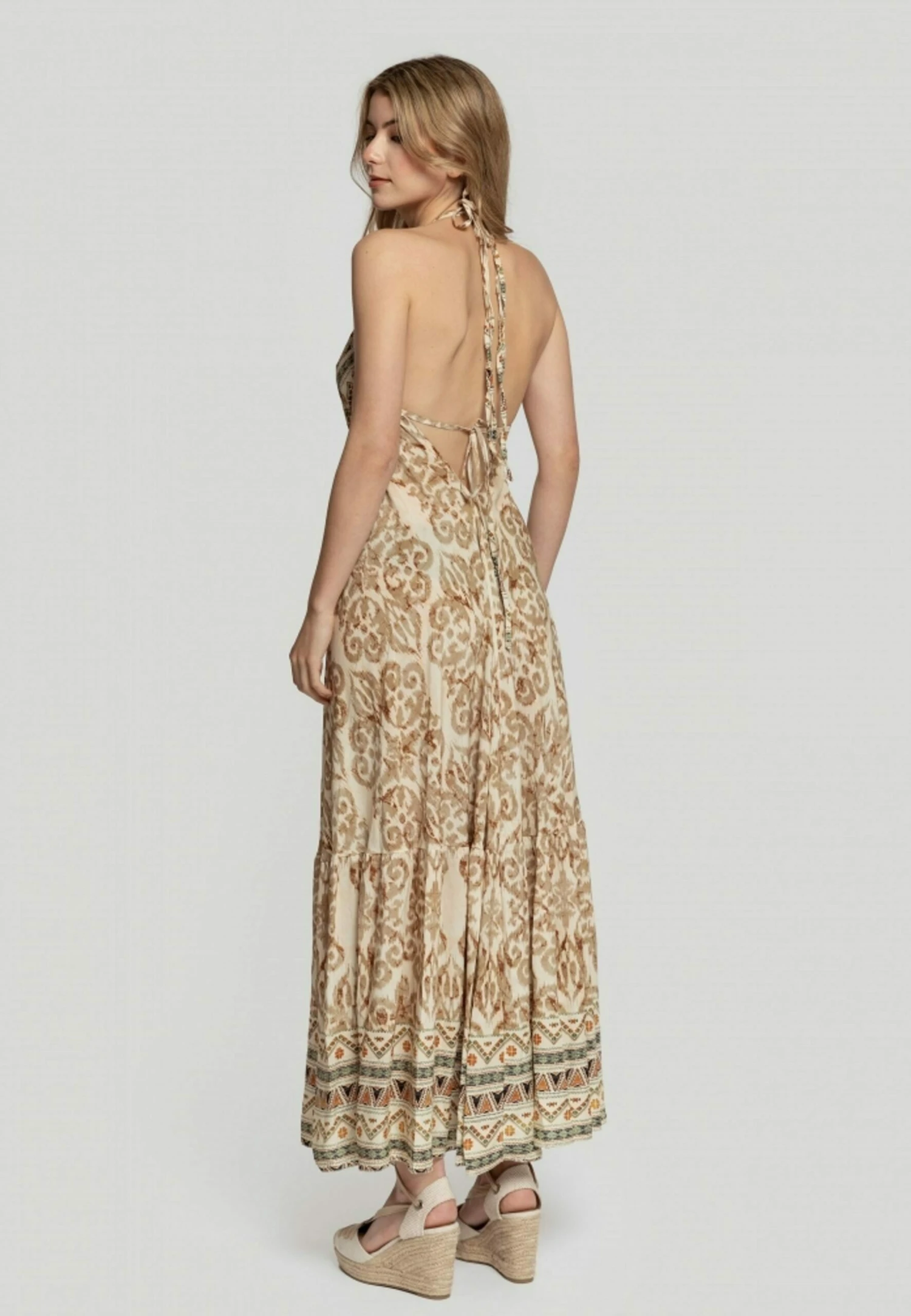 Tirante Etni - Vestido Largo - Khaki - Imagen 2