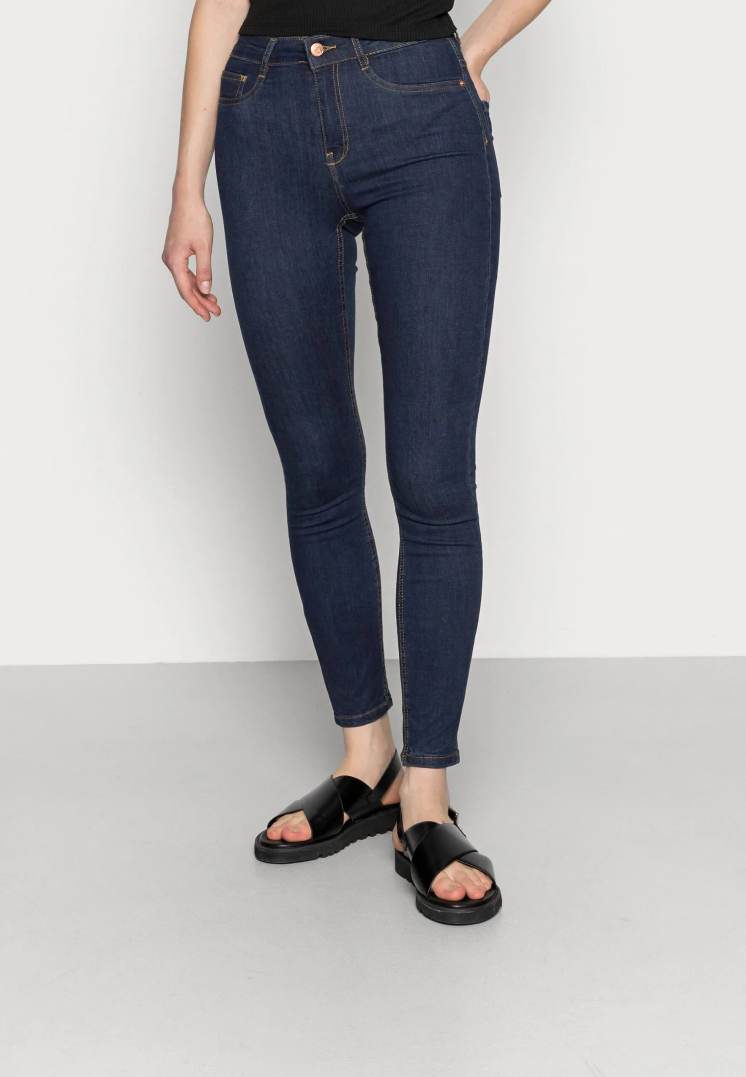 Gina Tricot Molly - Vaqueros Pitillo - Rinsed Denim