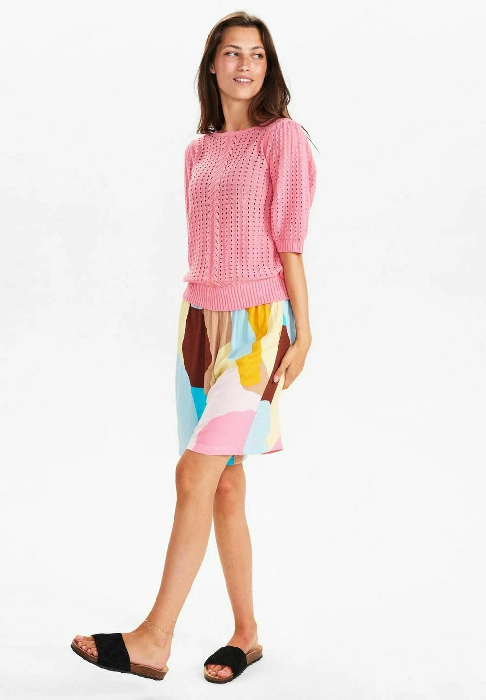 Nuara Ss - Camiseta Estampada - Plumeria - Imagen 2