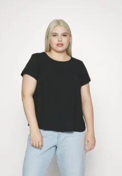 Vero Moda Curve Vmceasy- Camiseta Básica - Black