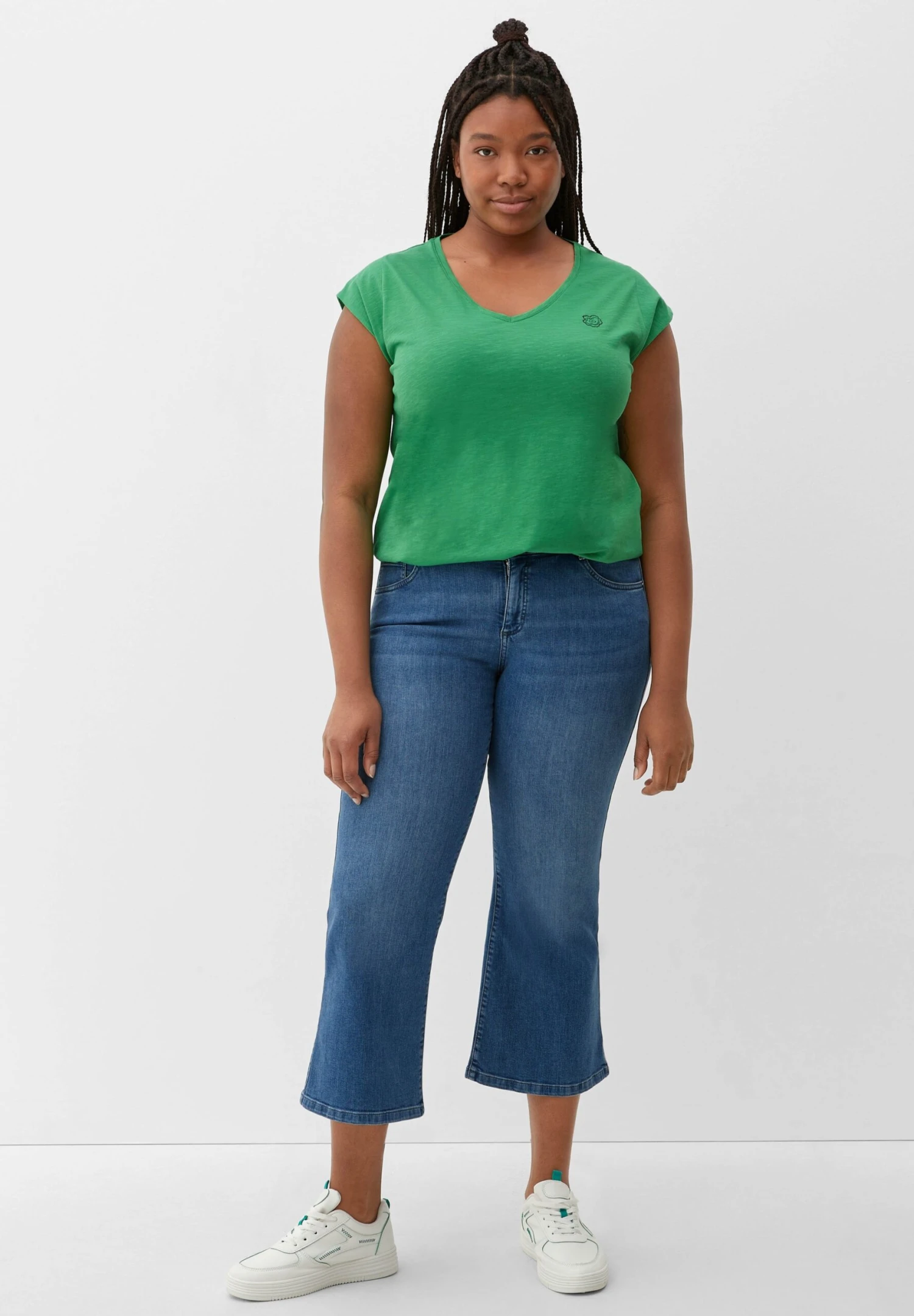 Triangle Vaqueros A Campana - Dunkelblau - Imagen 2