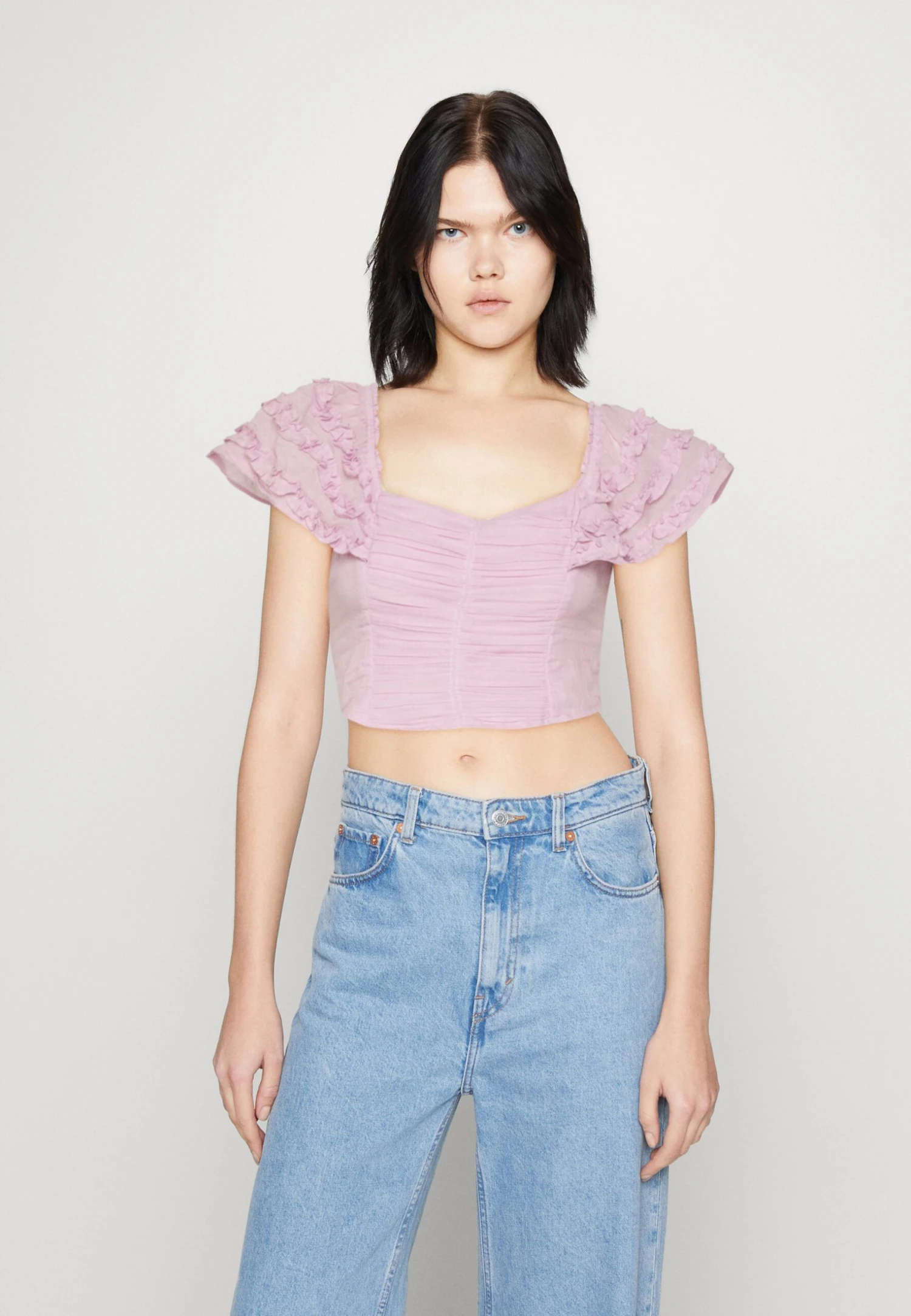FREE PEOPLE Thank You Very Sweetly - Camiseta Estampada - Blush Lilac