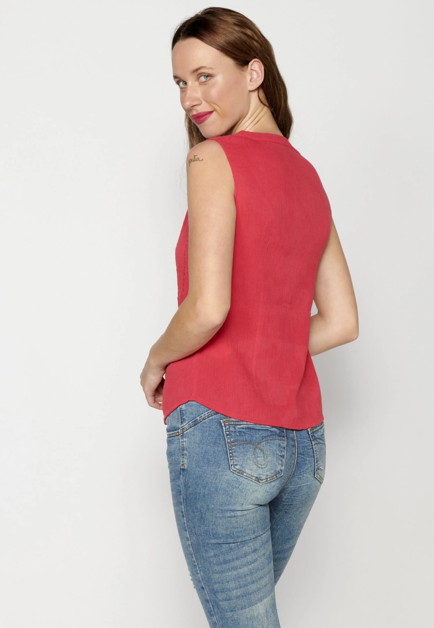 Koroshi Strap- Blusa - Fucsia Fuchsia - Imagen 5