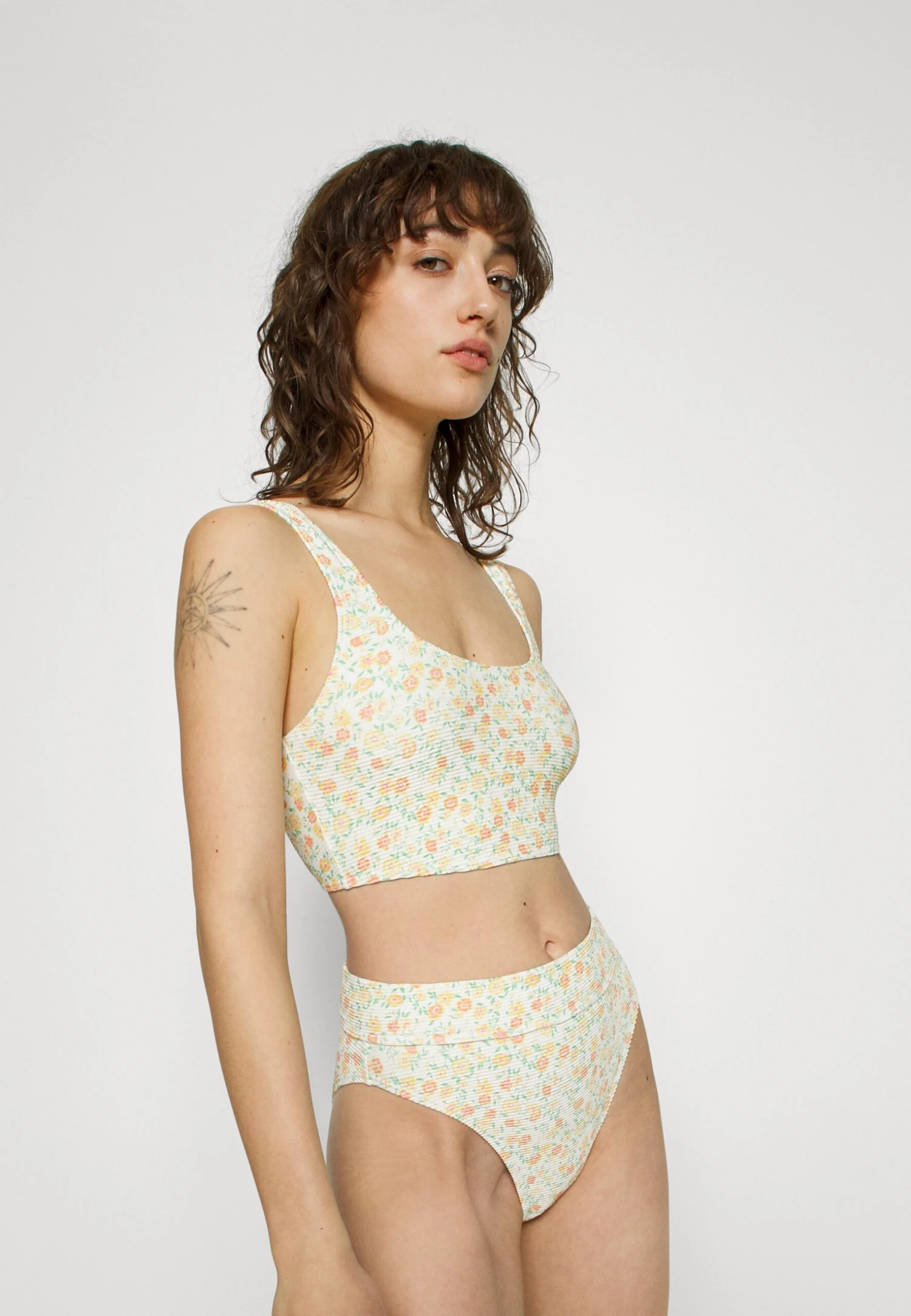 Billabong Aint She Sweet Tanlines Tank - Top De Bikini - Salt Crystal - Imagen 4