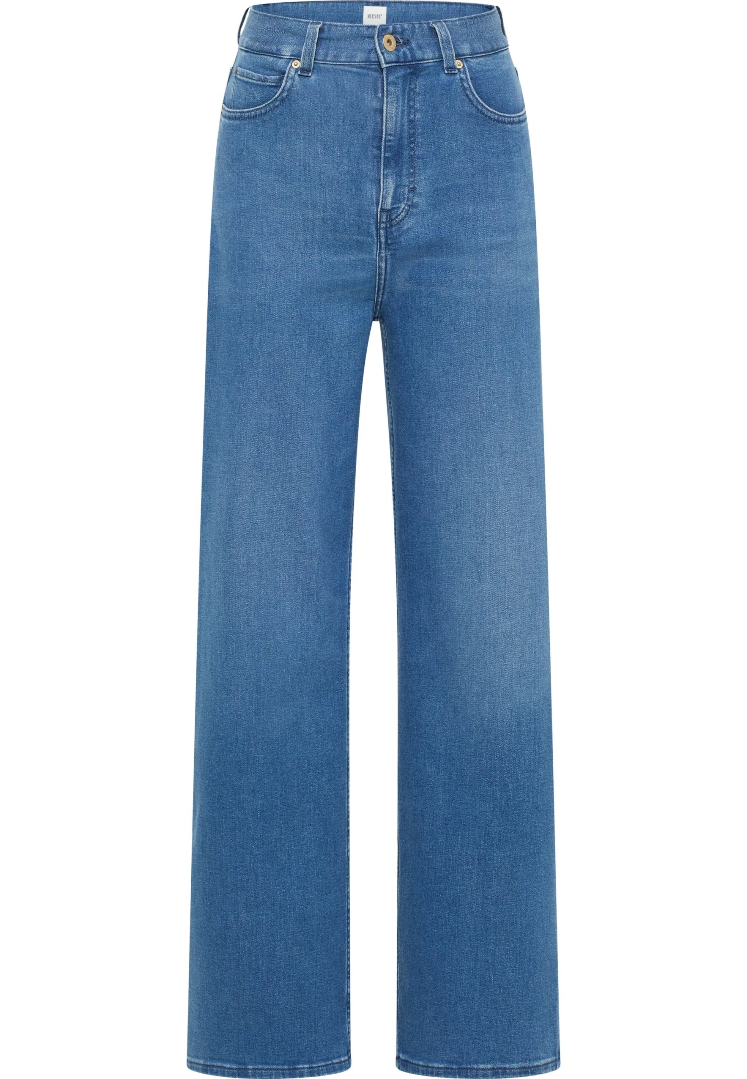 Mustang Style Luise Wide Leg - Vaqueros Boyfriend - Blau - Imagen 5