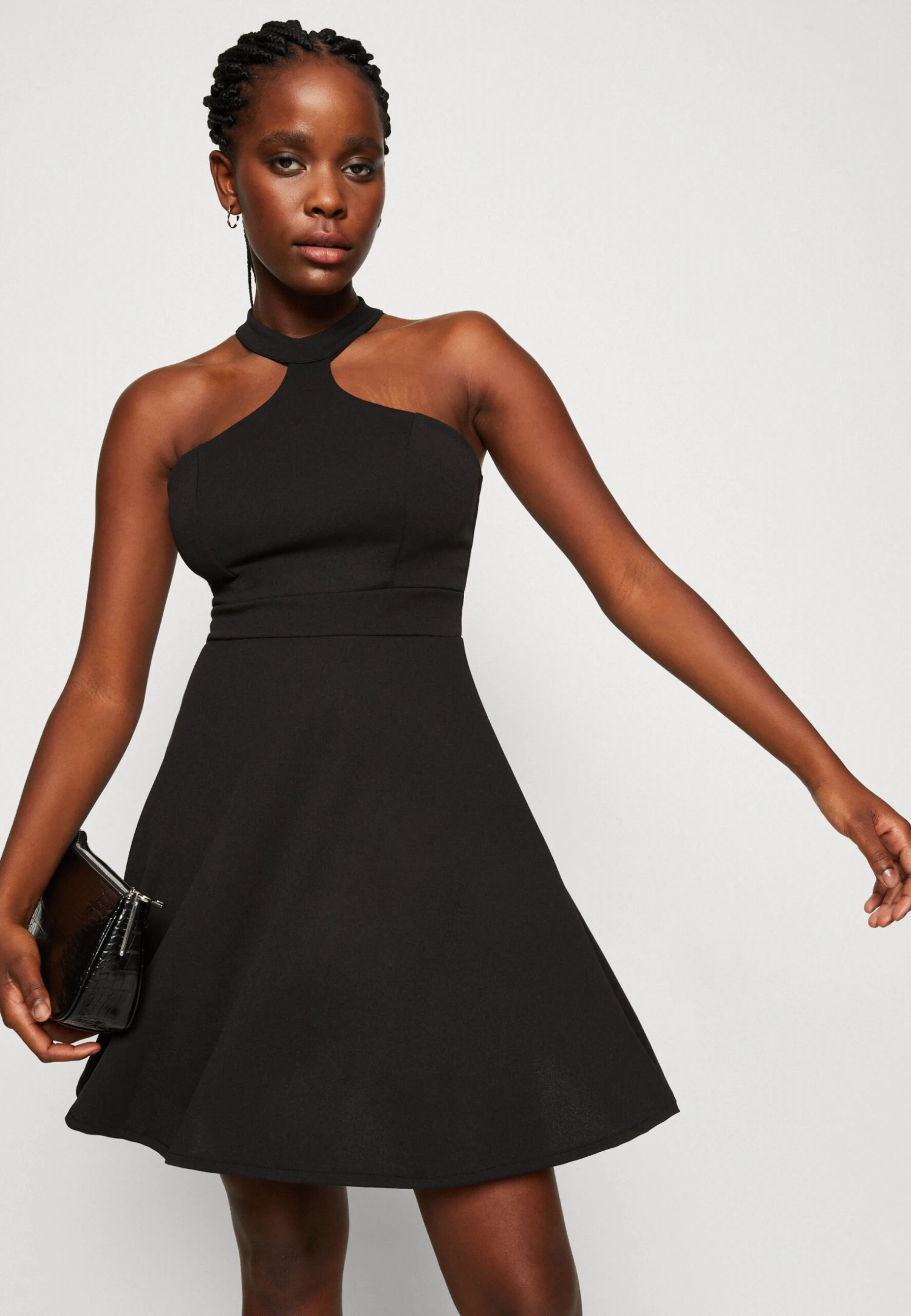 Wal G Jonny Curve Skater - Vestido Ligero - Black - Imagen 4