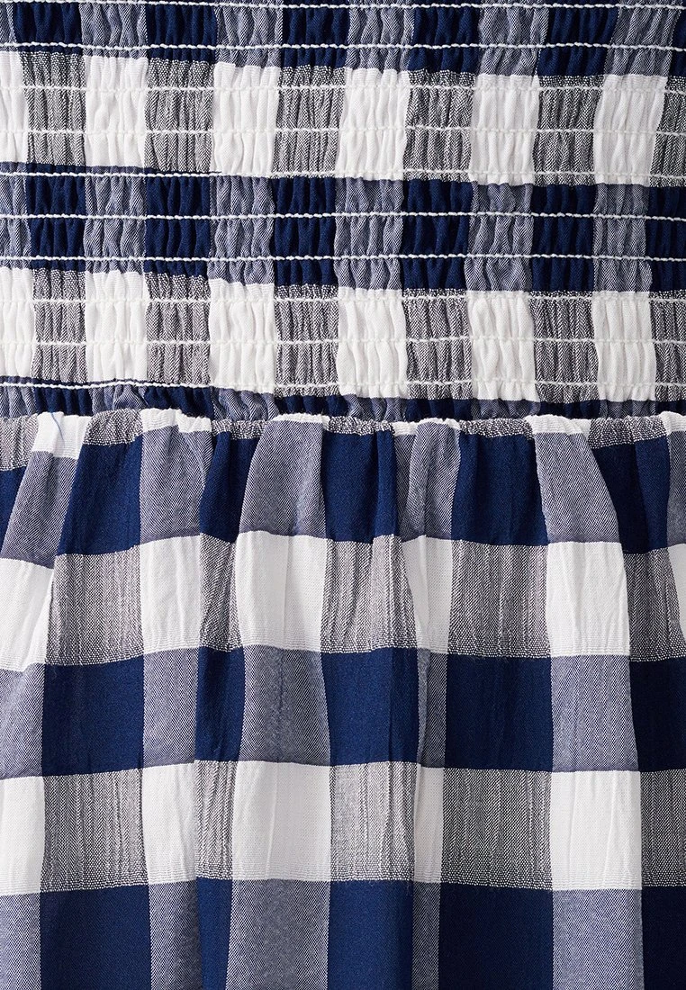 Amara - Vestido Informal - Navy Gingham - Imagen 6