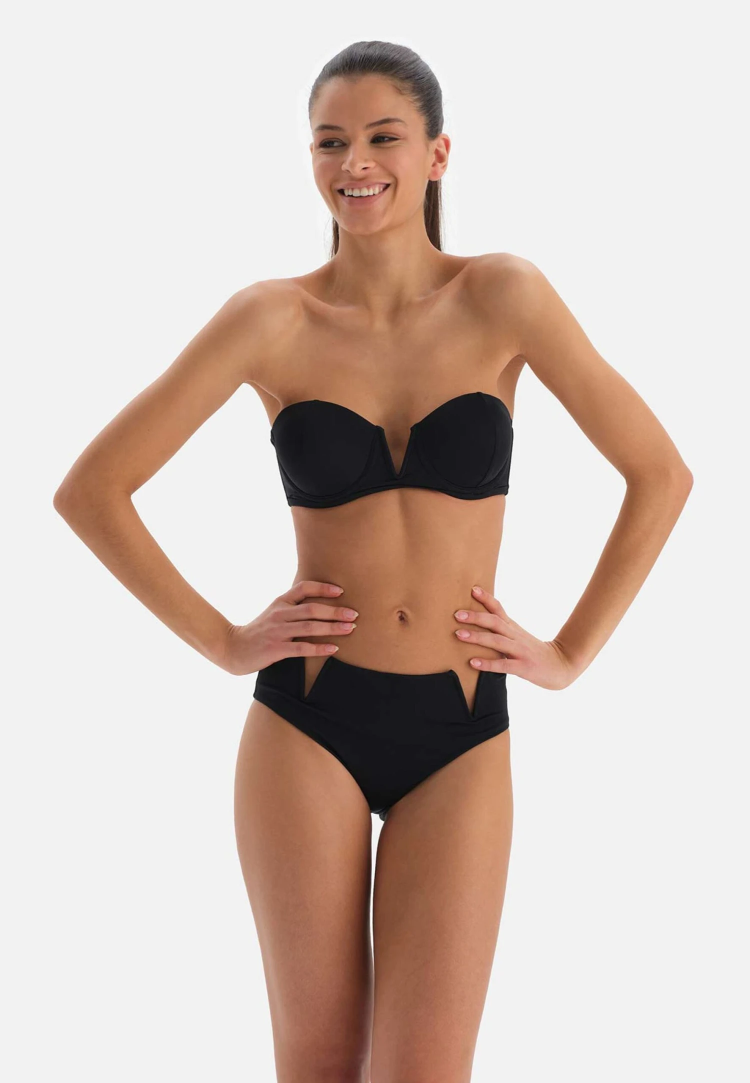 Retro - Top De Bikini - Black