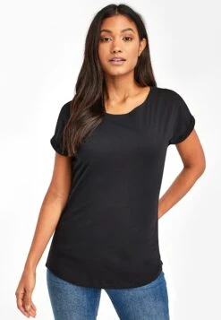 Next Cap Sleeve - Camiseta Básica - Black