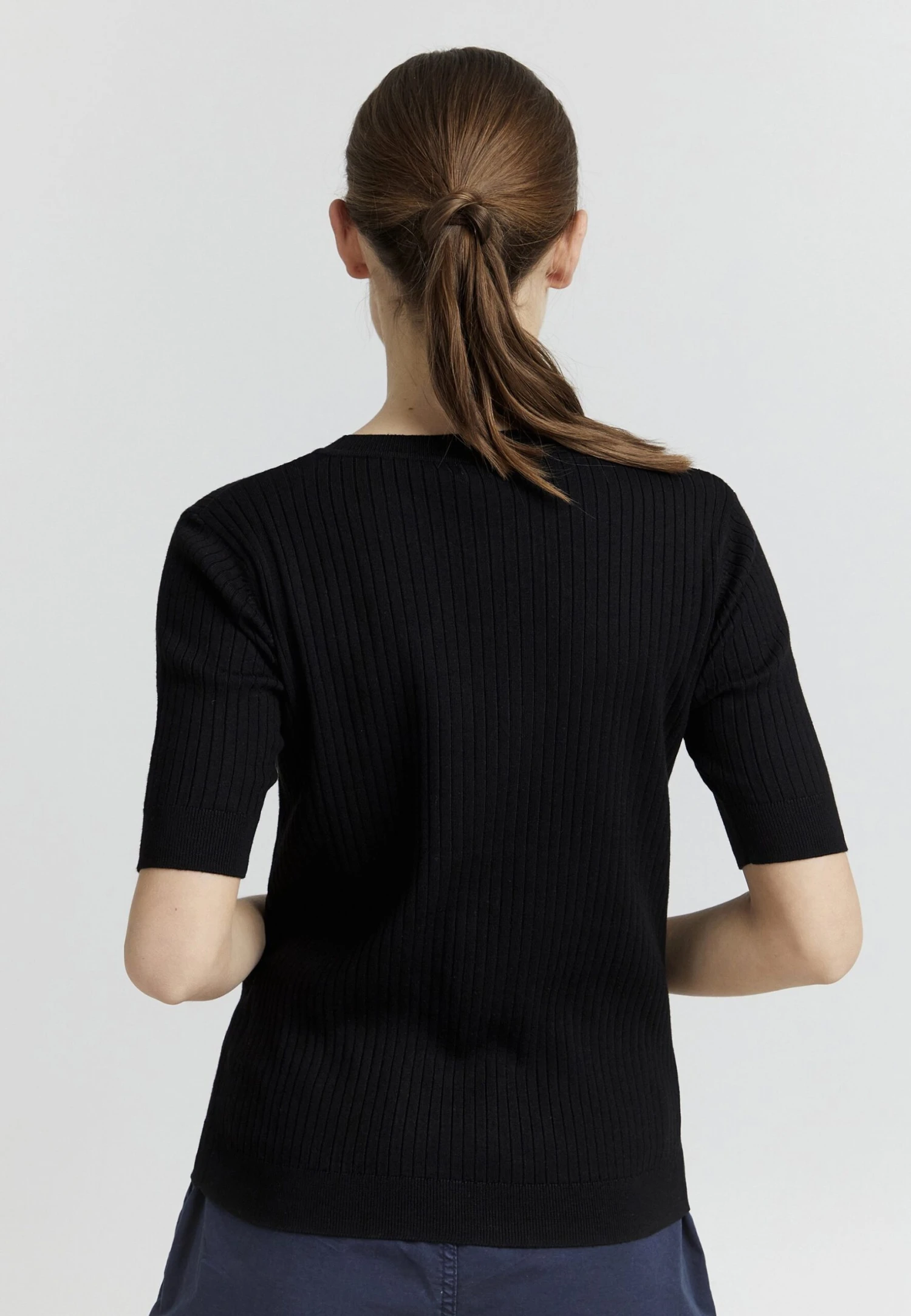 OXMO Riona - Camiseta Básica - Black - Imagen 3