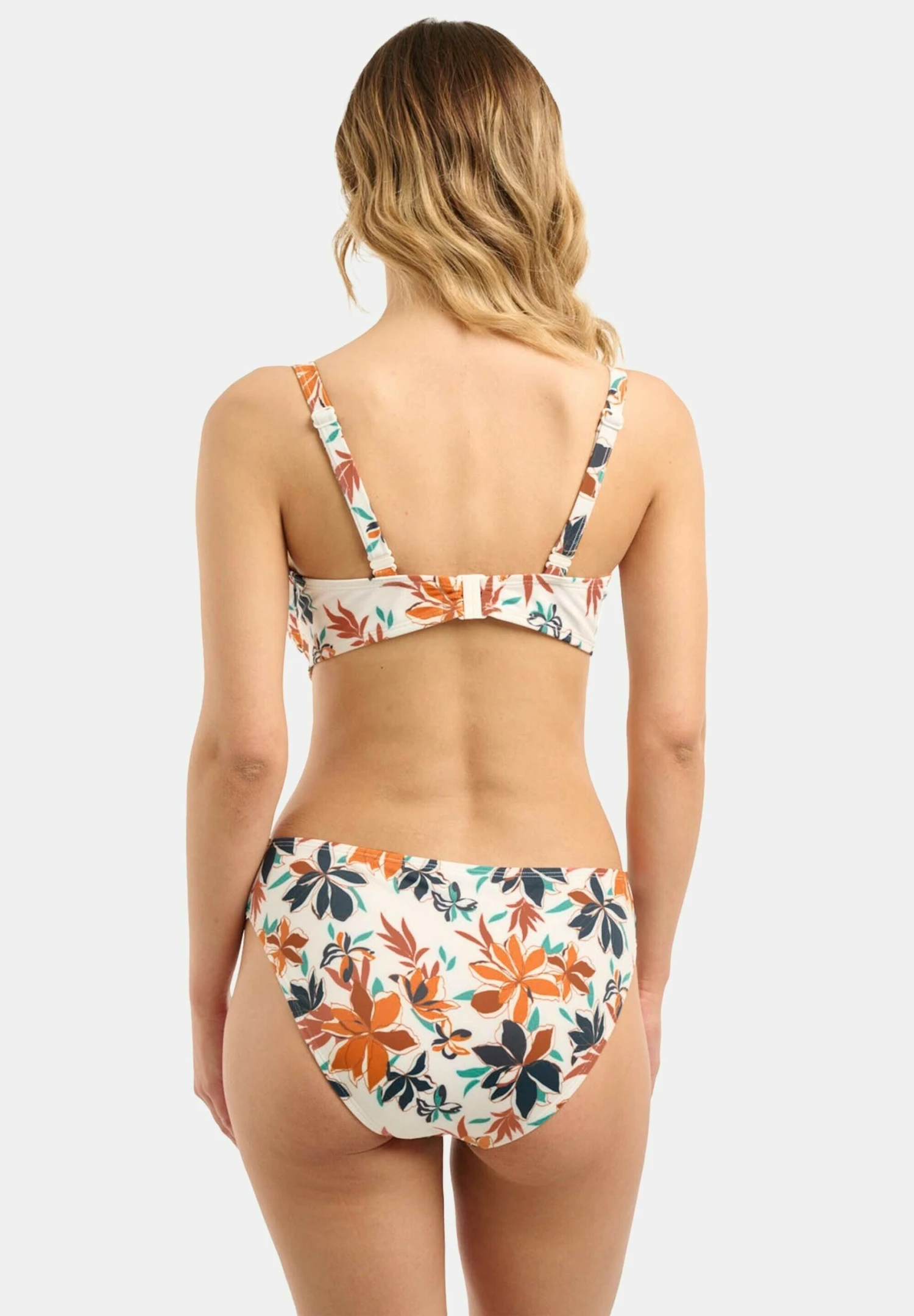 Staycation - Top De Bikini - White Orange - Imagen 4