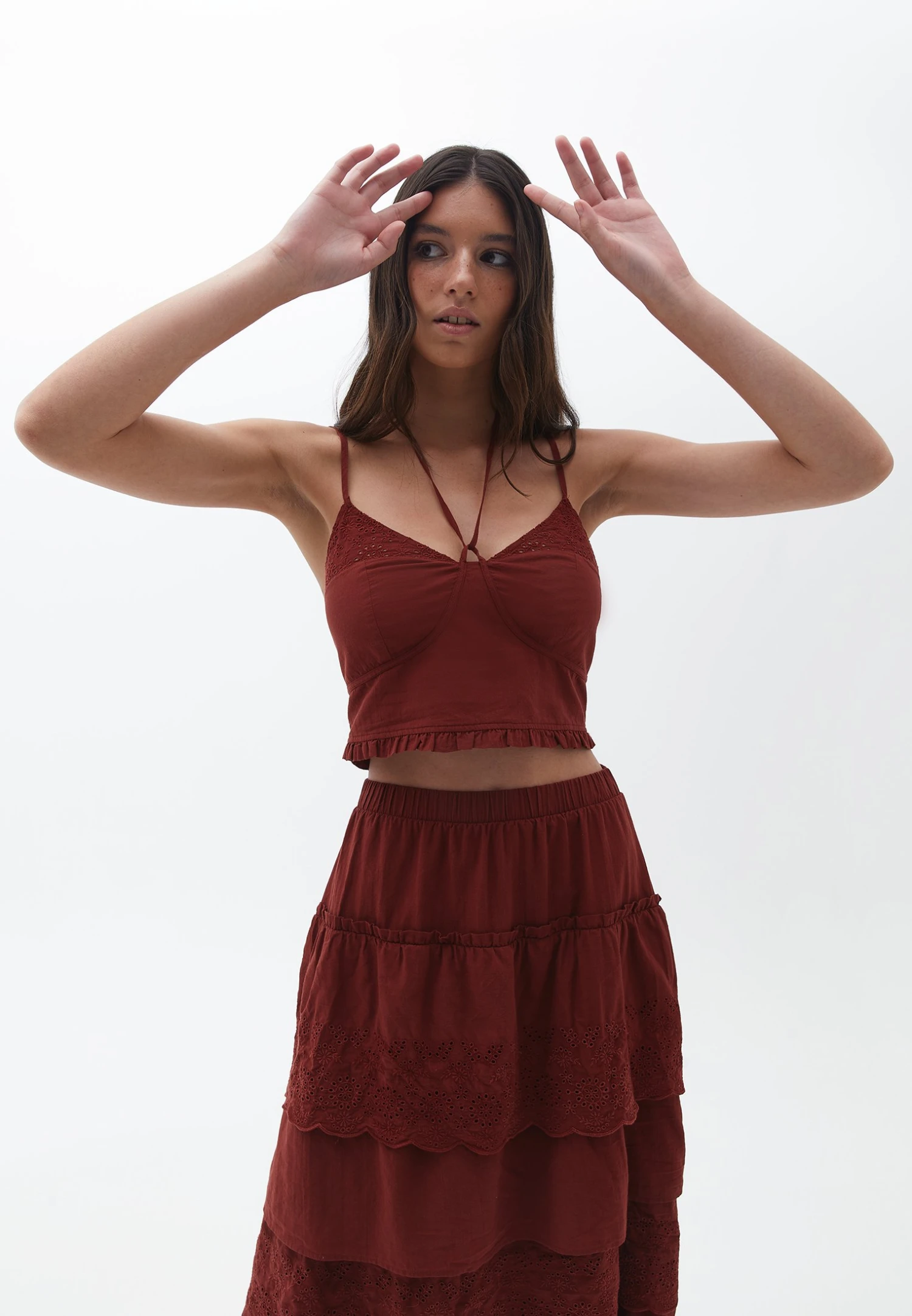 Tie Up- Top - Fried Brick - Imagen 2