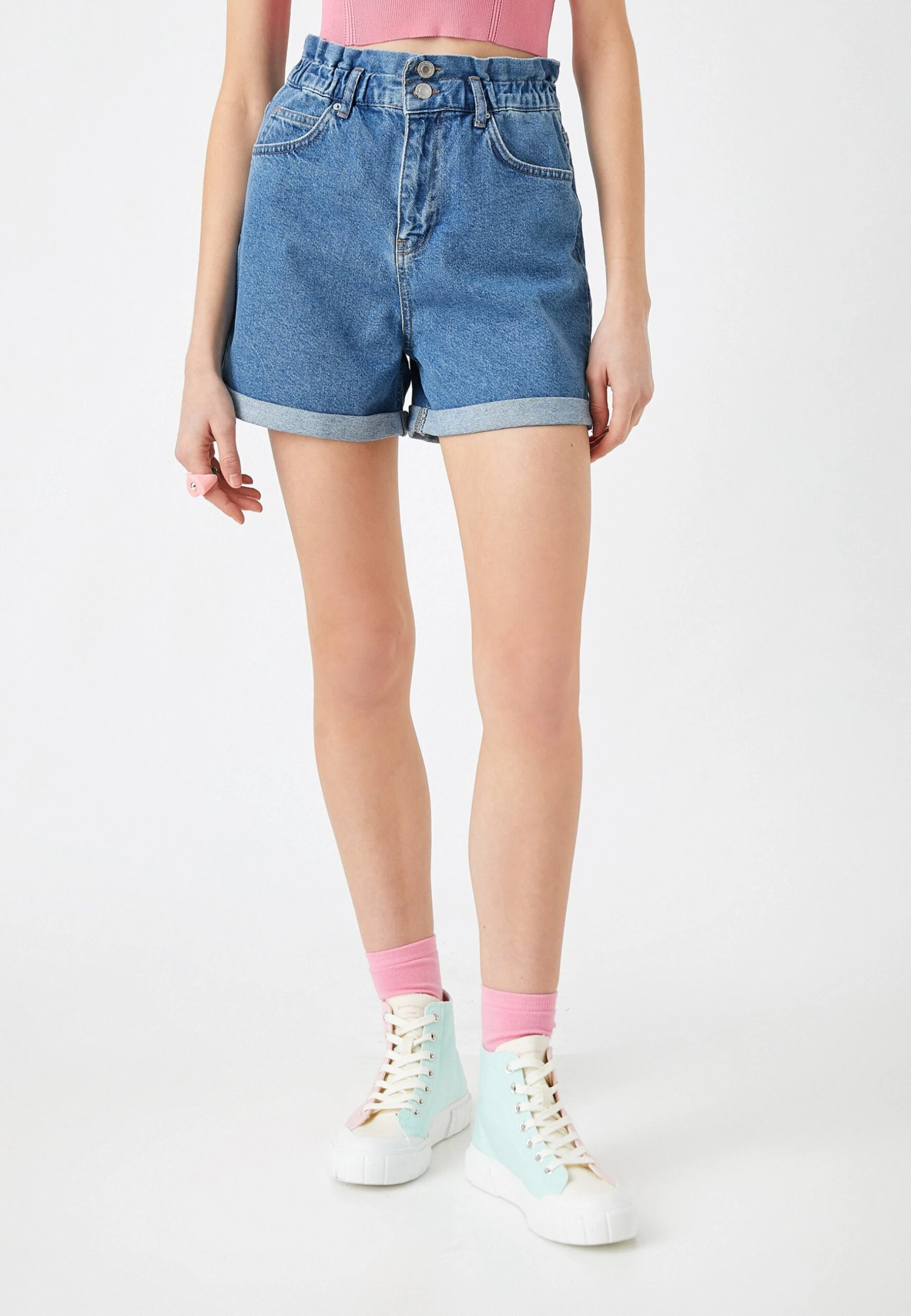 Koton Shorts Vaqueros - Mid Indigo - Imagen 4