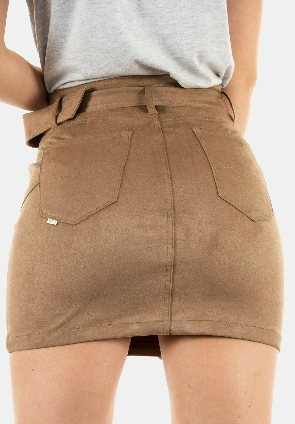 Minifalda - Beige - Imagen 3