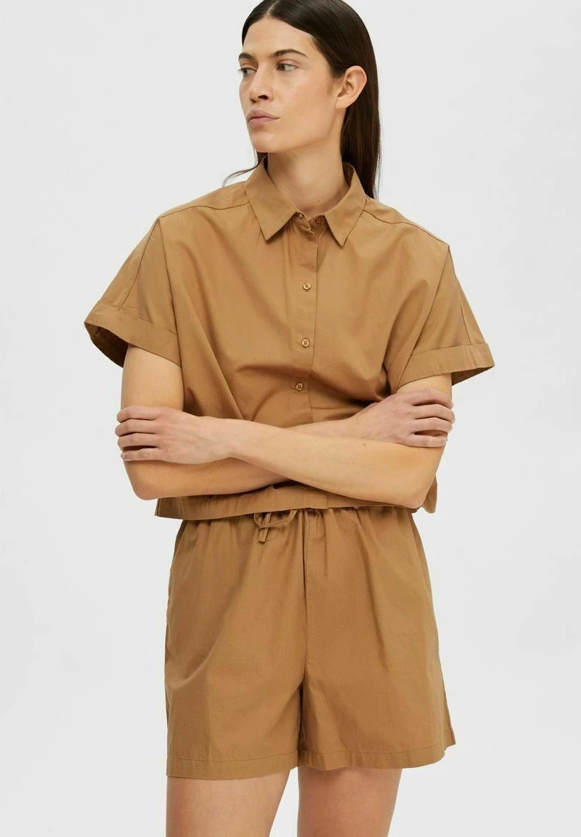 Selected Femme Shorts - Tan - Imagen 5