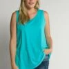 Ulla Popken Top - Tiefes Aqua