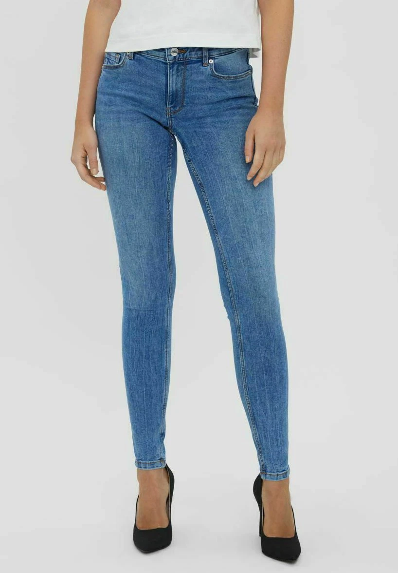 Vero Moda Vaqueros Pitillo - Light Blue Denim