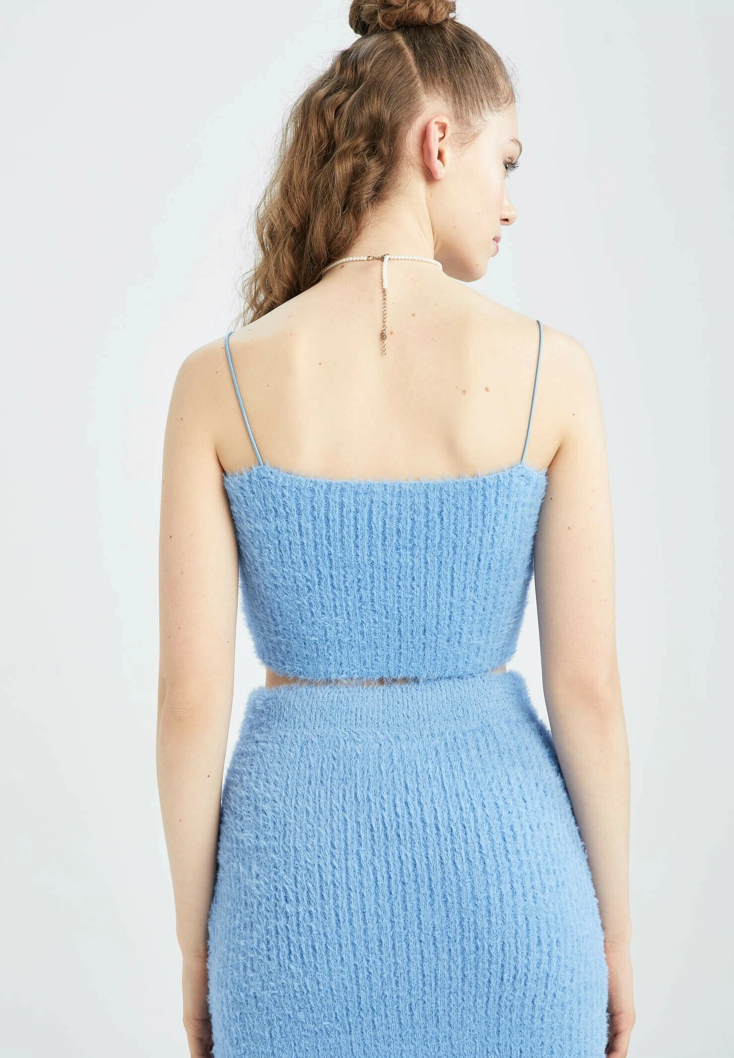 DeFacto Slim Fit - Top - Blue - Imagen 3