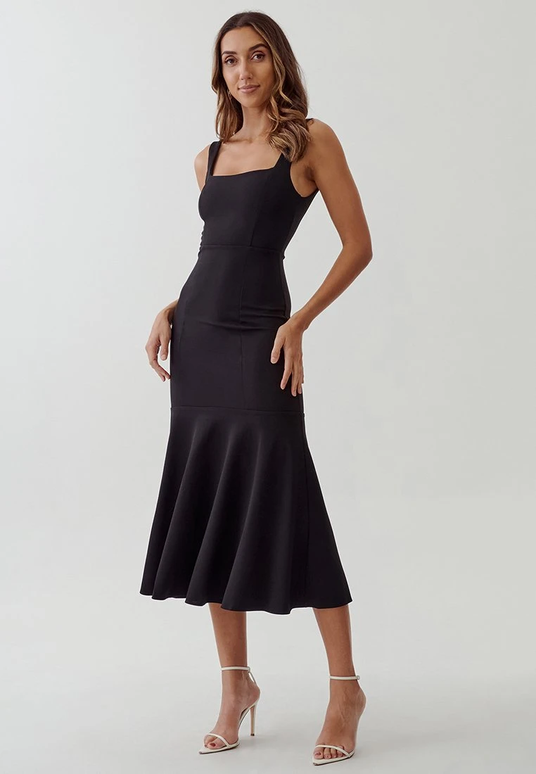 Mylie Midi - Vestido Informal - Black - Imagen 2