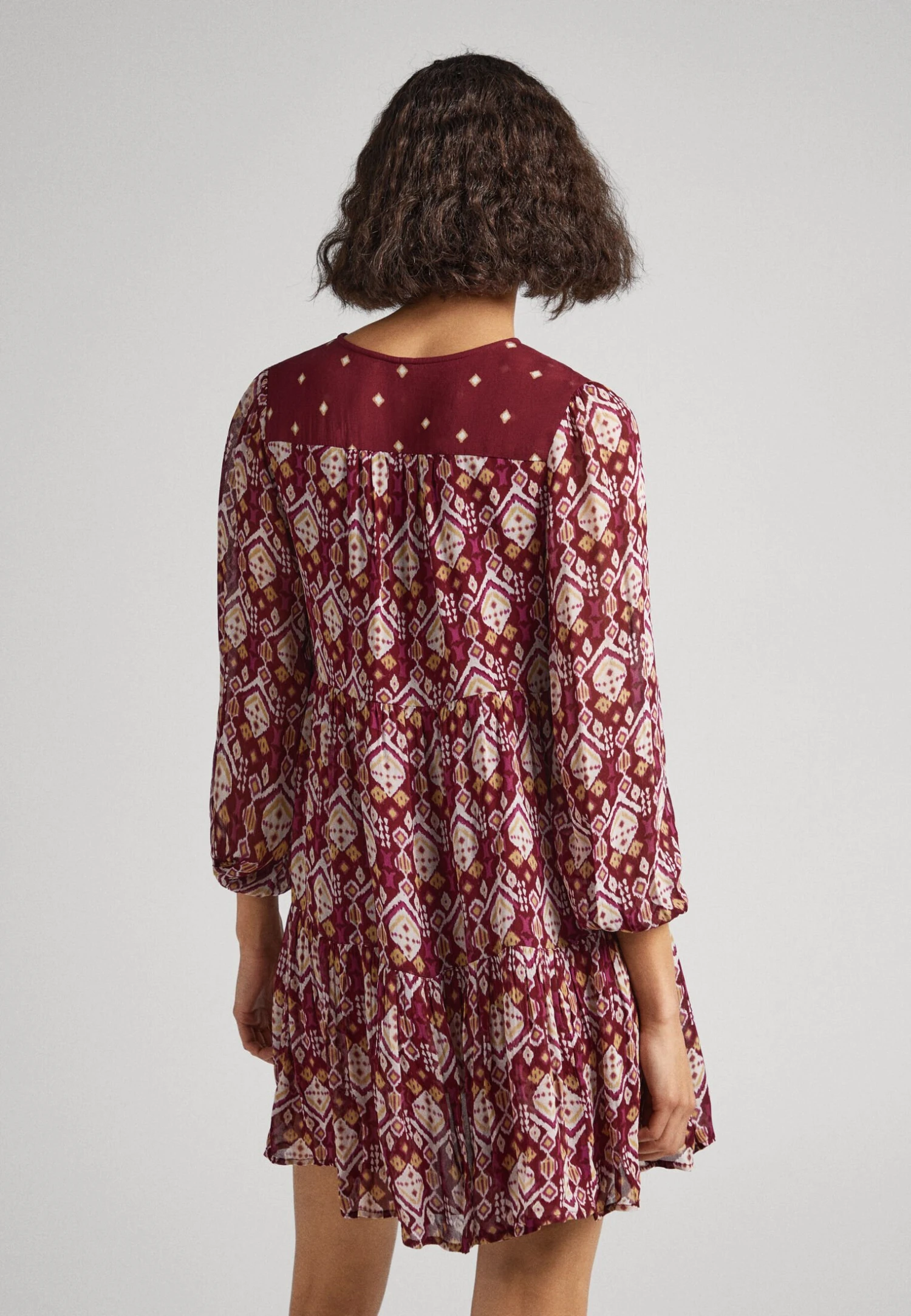 Pepe Jeans Galatea - Vestido Informal - Brown - Imagen 3