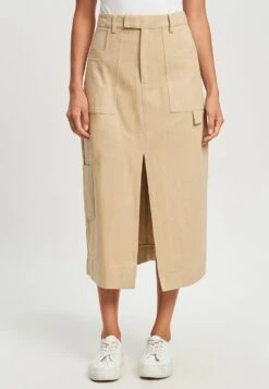 Calli Carlson- Falda Acampanada - Ecru