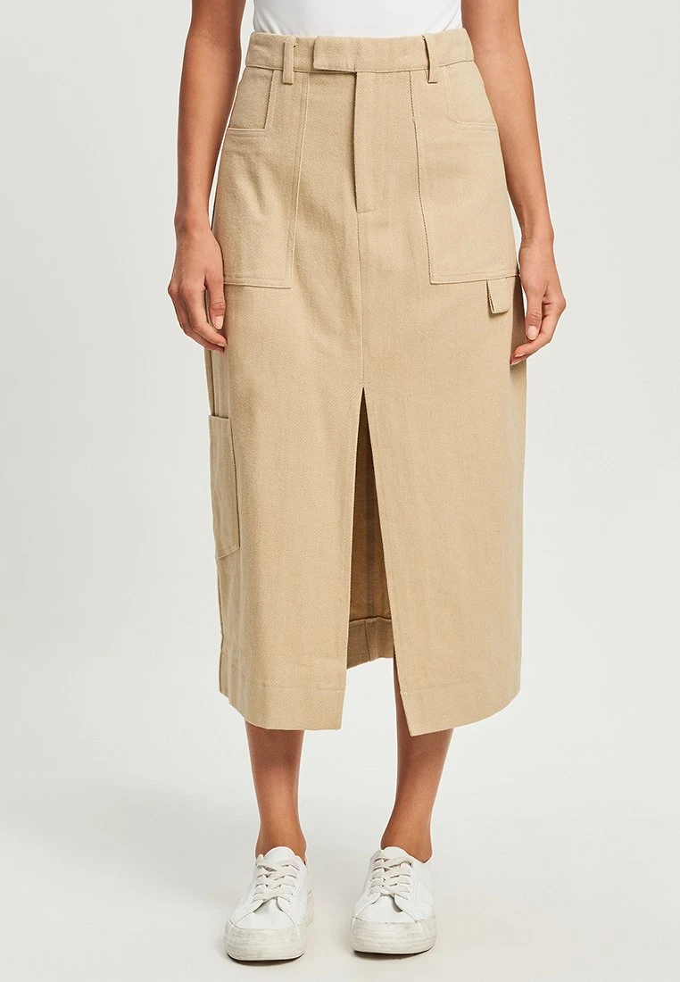 Calli Carlson- Falda Acampanada - Ecru